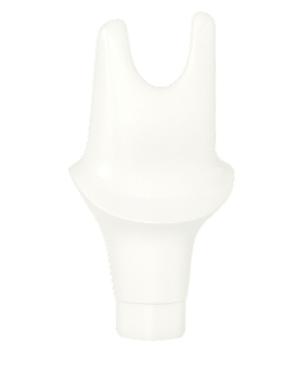 Zirconia implant abutment image